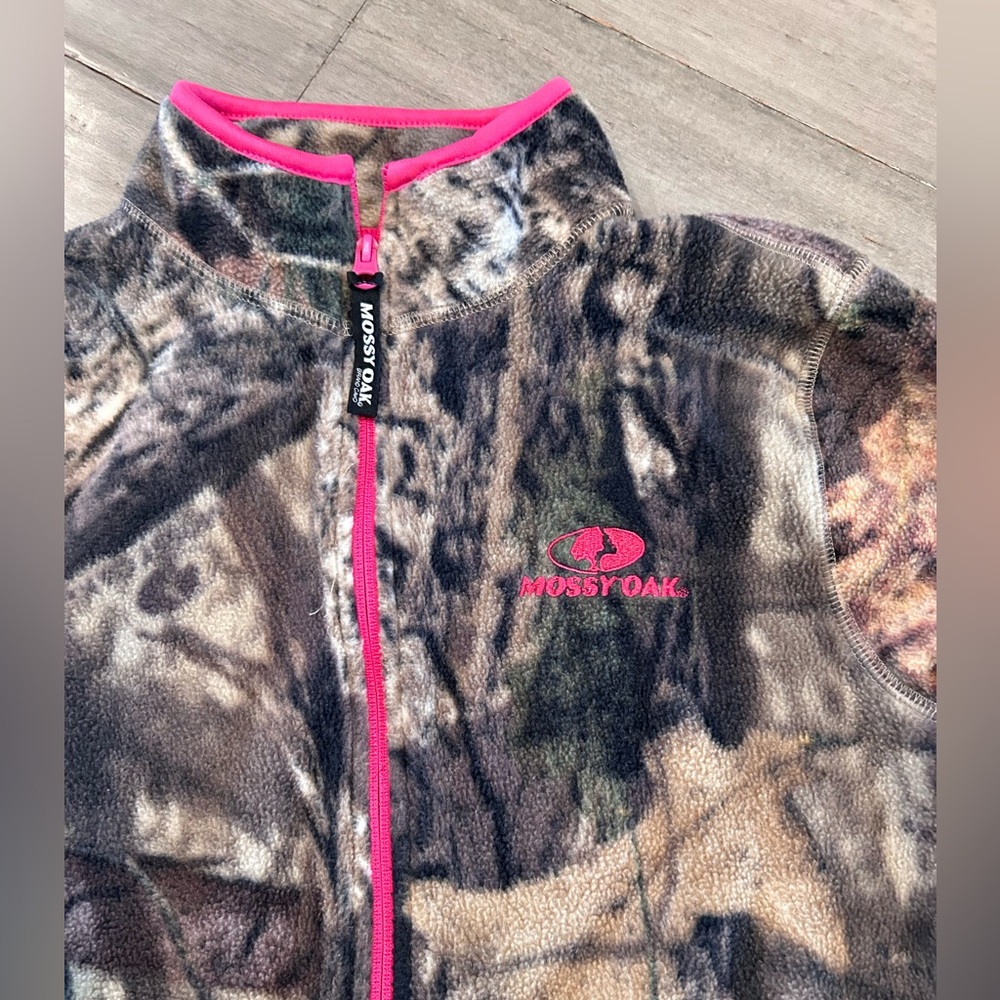 Mossy Oak Camo Fleece Jacket - Picture 3 of 5